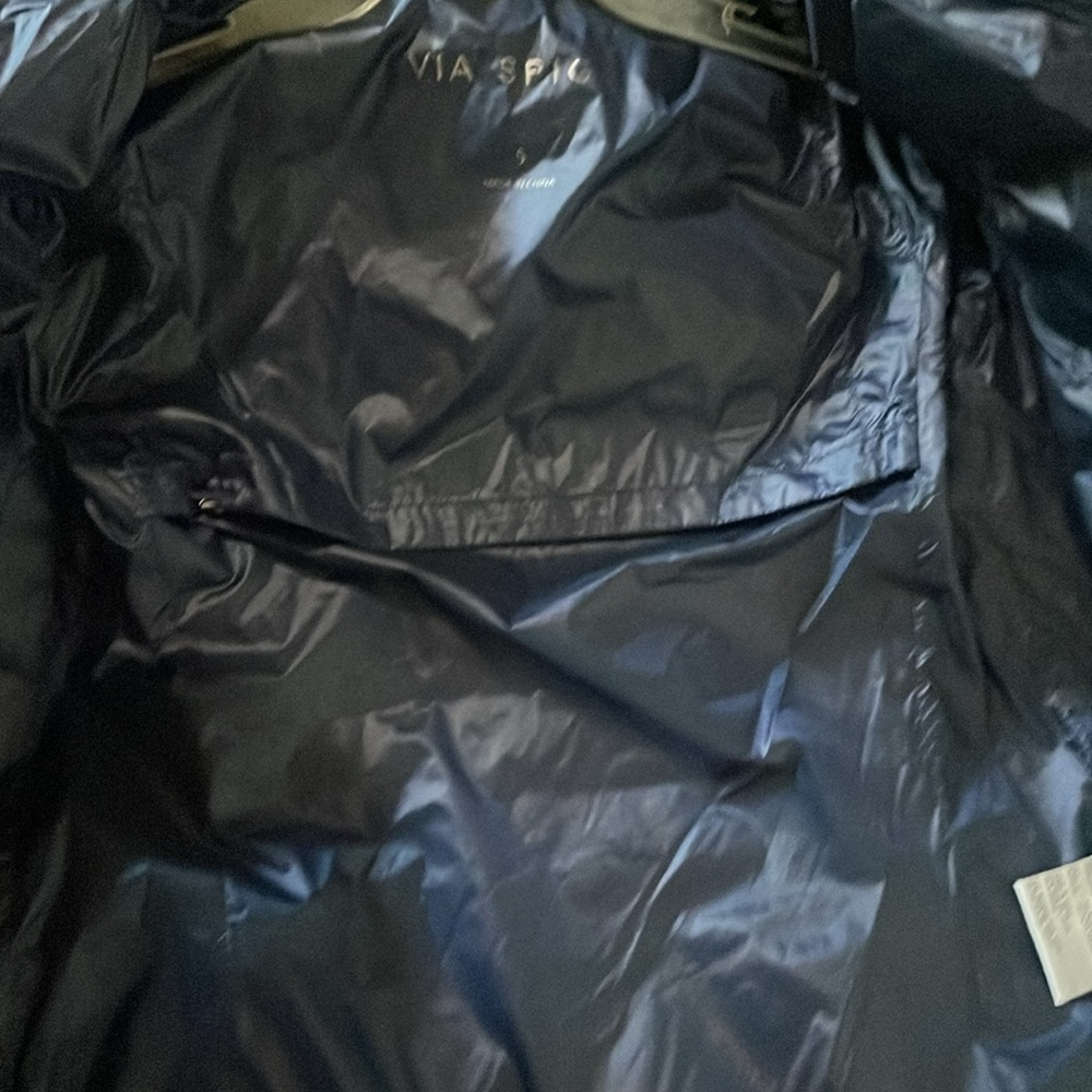 Navy Puffer jacket - Picture 7 of 9